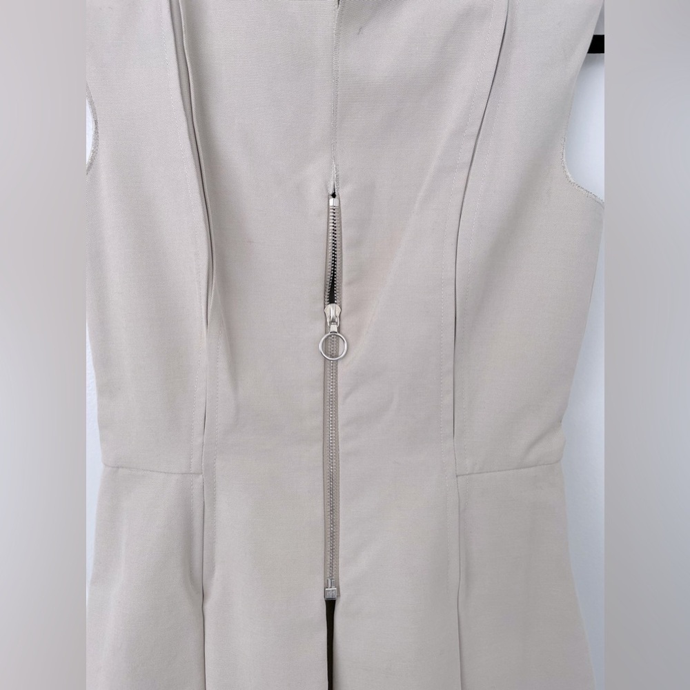 Akris Punto perforated canvas structured dress in ivory NWT - Picture 5 of 6
